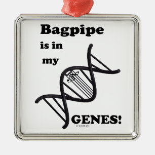 Ornamento De Metal Bagpipe Is In My Genes