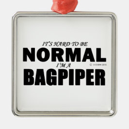 Ornamento De Metal Bagpiper normal