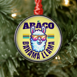 Ornamento De Metal Bahamas Souvenir Gift : Abaco Bahamas Bahama Lama