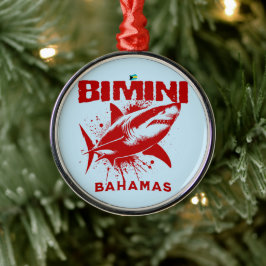 Ornamento De Metal Bahamas Souvenir Gift: Bimini Bahamas Peixes de Tu