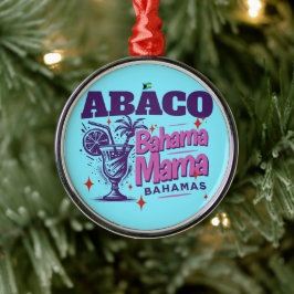 Ornamento De Metal Bahamas Souvenir Presente: Abaco Bahamas Bahama Ma