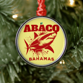 Ornamento De Metal Bahamas Souvenir Presente: Abaco Bahamas Peixes de
