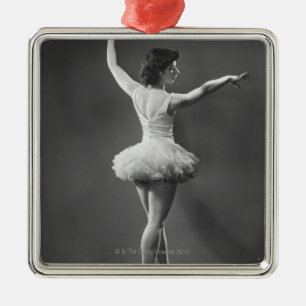 Ornamento De Metal Bailarina no tutu