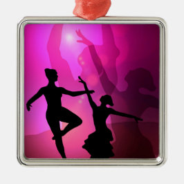 Ornamento De Metal Bailarinos de Ballet