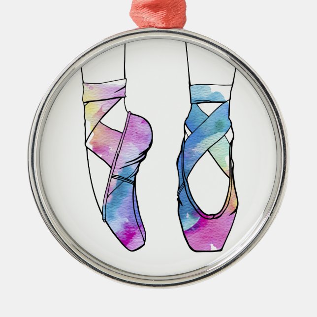 Ornamento De Metal Balé Ballerina Cute (Frente)