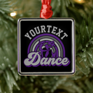 Ornamento De Metal Balé Dancer ADD TEXT Classic Dance Executor