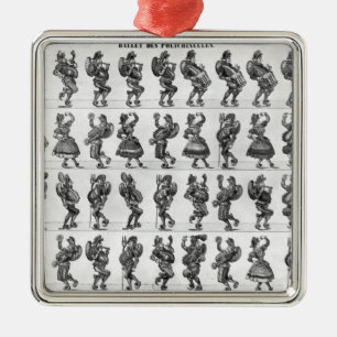 Ornamento De Metal Balé do Polichinelles