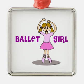 Ornamento De Metal Balé Girl