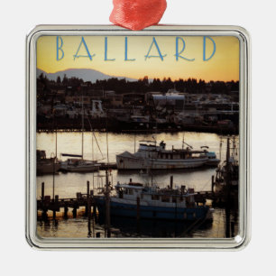 Ornamento De Metal Ballard Boats