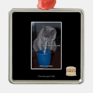 Ornamento De Metal Balões no nosso leite