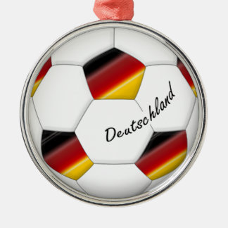 Ornamento De Metal Balón de FÚTBOL ALEMANIA equipo nacional 2014
