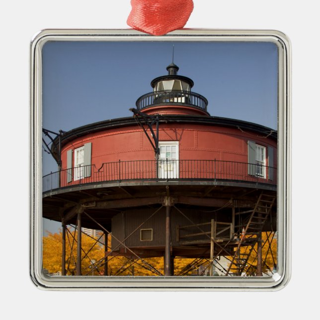 Ornamento De Metal BALTIMORE, MARYLAND. EUA. Mate de 7 Pés (Frente)