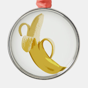 Ornamento De Metal Banana