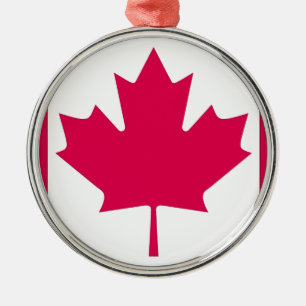 Ornamento De Metal Bandeira canadense