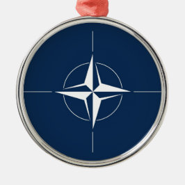 Ornamento De Metal Bandeira da NATO