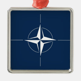 Ornamento De Metal Bandeira da NATO