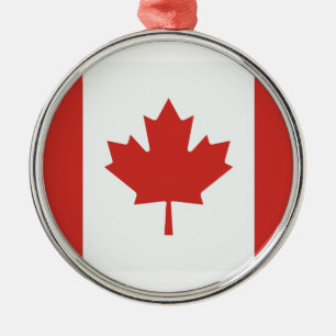 Ornamento De Metal Bandeira de Canadá
