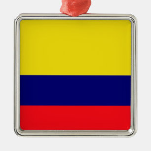 Ornamento De Metal Bandeira de Colômbia
