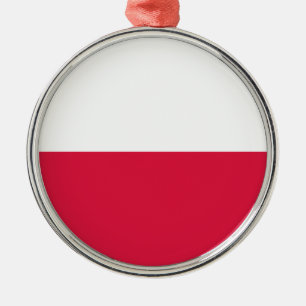 Ornamento De Metal Bandeira de Polônia