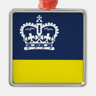 Ornamento De Metal Bandeira de Regina (Saskatchewan, Canadá)