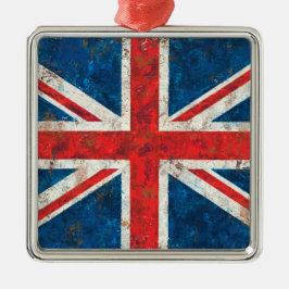Ornamento De Metal Bandeira de Union Jack