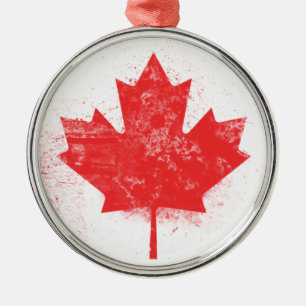 Ornamento De Metal Bandeira do Canadá