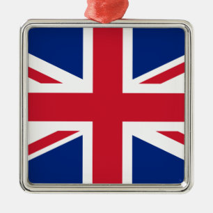 Ornamento De Metal Bandeira do Reino Unido