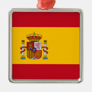 Ornamento De Metal Bandeira Espanhola (Espanha)