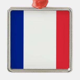Ornamento De Metal Bandeira francesa