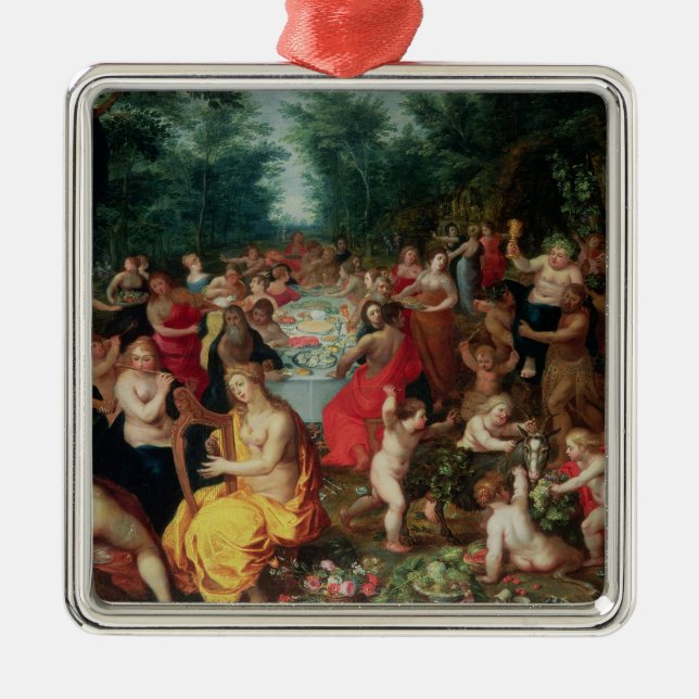 Ornamento De Metal Banquete dos deuses (Frente)