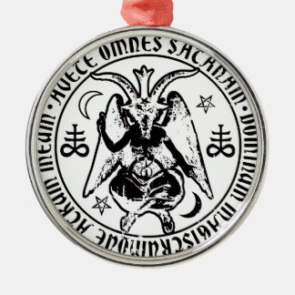Ornamento De Metal Baphomet satânico