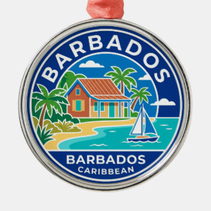 Ornamento De Metal Barbados Barbados