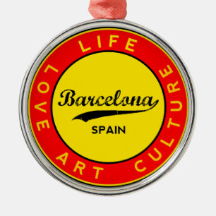 Ornamento De Metal Barcelona