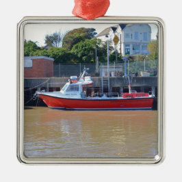 Ornamento De Metal Barco Charter High Flyer