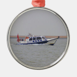 Ornamento De Metal Barco de Segurança