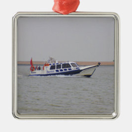 Ornamento De Metal Barco de Segurança