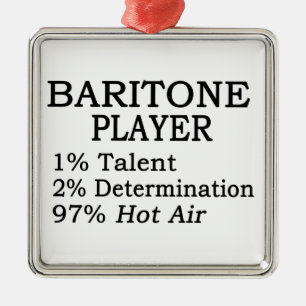 Ornamento De Metal Baritone Hot Air