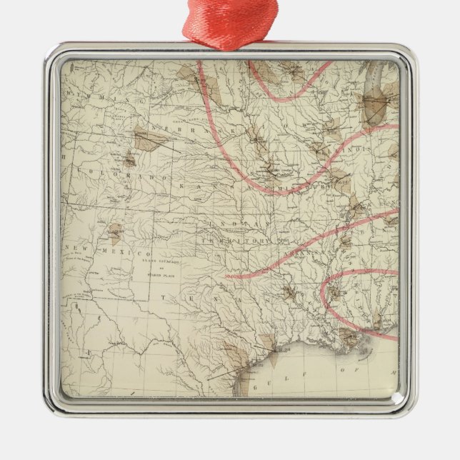 Ornamento De Metal Barómetro dos E.U. (Frente)