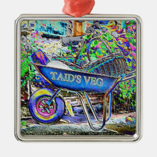 ORNAMENTO DE METAL BARRA DE RODAS DO AVÔ