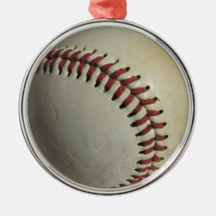 Ornamento De Metal Baseball