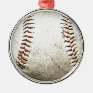 Ornamento De Metal Baseball