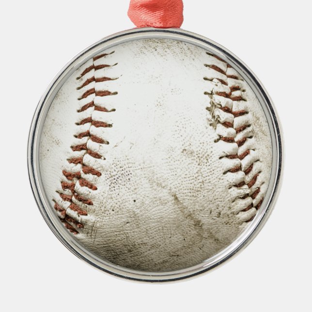 Ornamento De Metal Baseball (Frente)