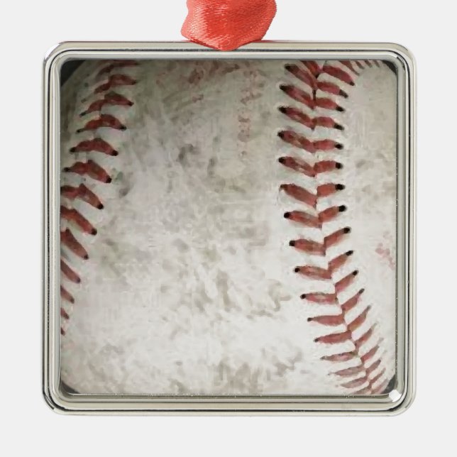 Ornamento De Metal Baseball (Frente)