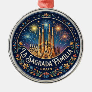 Ornamento De Metal Basílica da Sagrada Família Espanha