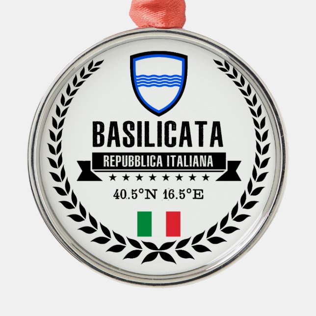 Ornamento De Metal Basilicata (Frente)