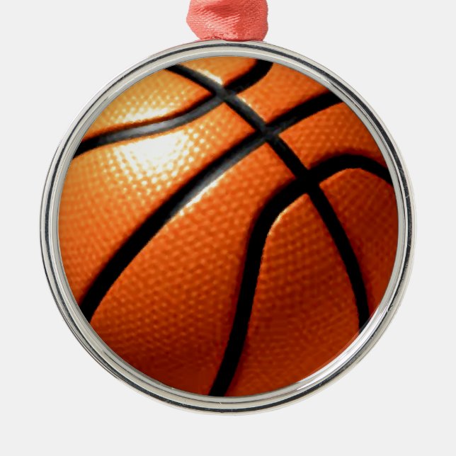 Ornamento De Metal Basquete (Frente)