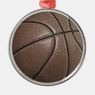 Ornamento De Metal Basquete