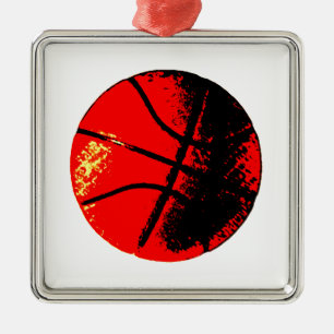 Ornamento De Metal Basquete de pop
