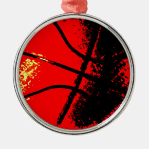 Ornamento De Metal Basquete de pop