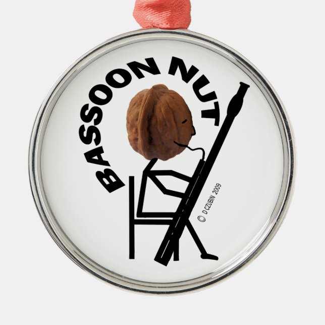 Ornamento De Metal Bassoon Nut (Frente)